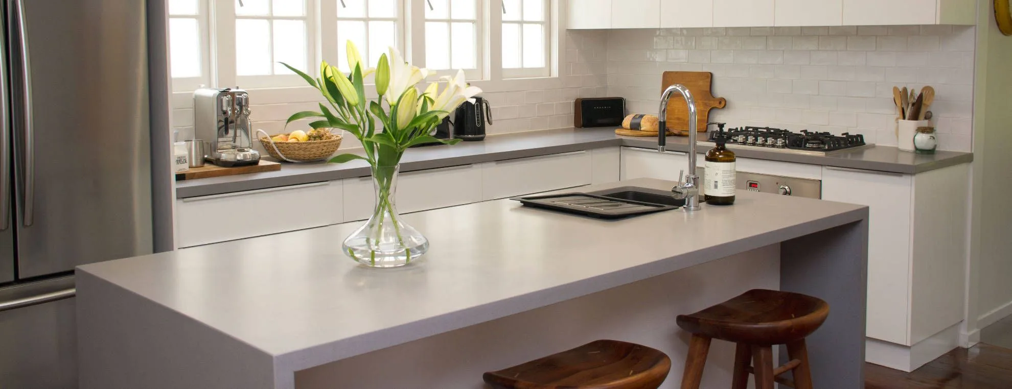 Custom kitchen cabinetry by Newood Joinery, Brisbane