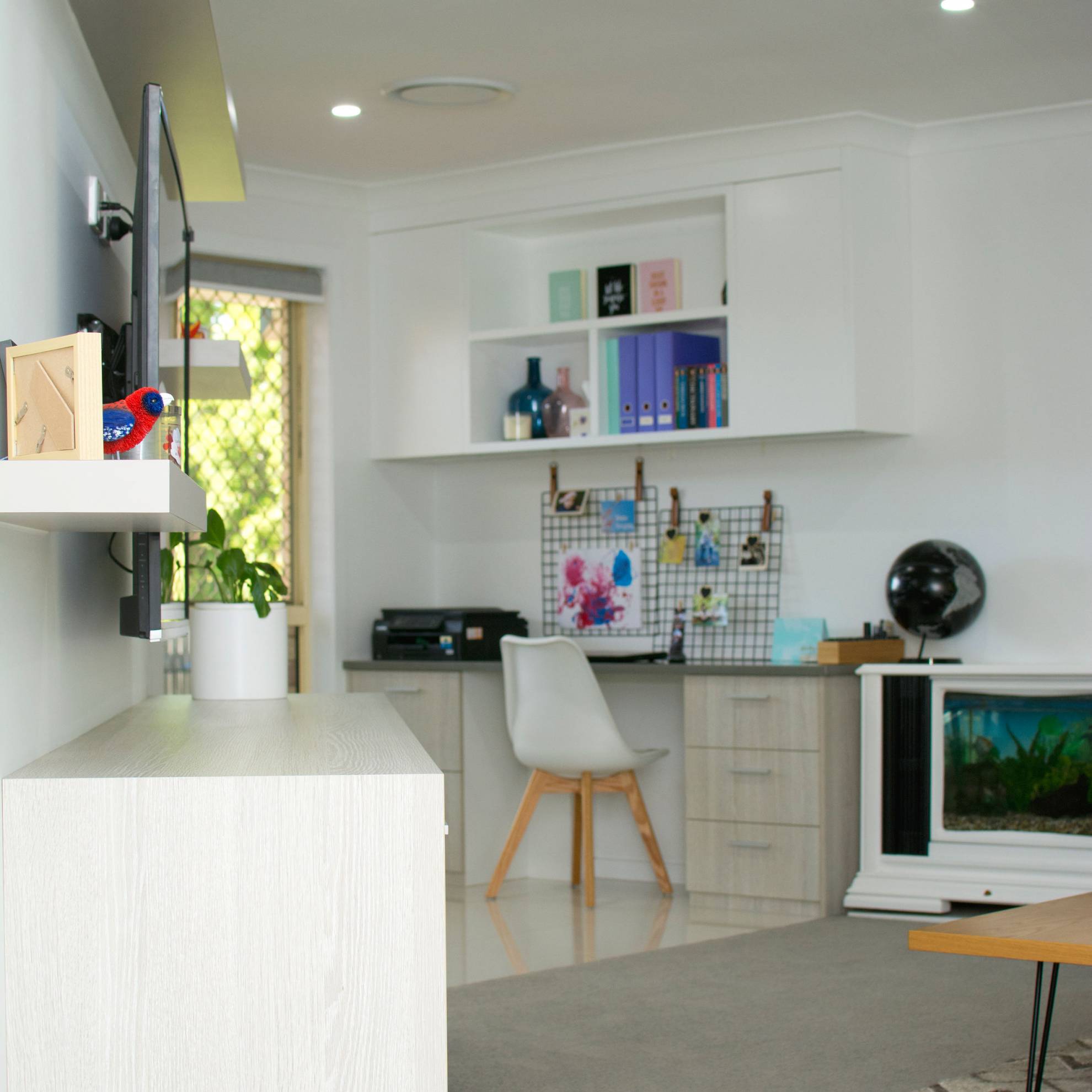 TV Cabinet and study nook